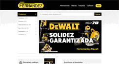 Desktop Screenshot of fernandez.com.mx